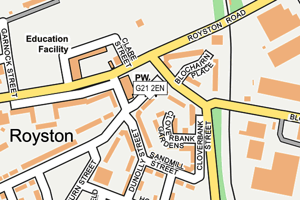 G21 2EN map - OS OpenMap – Local (Ordnance Survey) G21 2EN map - OS OpenMap – Local (Ordnance Survey)