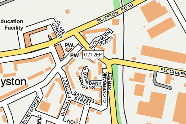 G21 2EP map - OS OpenMap – Local (Ordnance Survey) G21 2EP map - OS OpenMap – Local (Ordnance Survey)