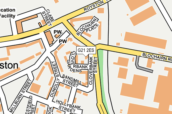 G21 2ES map - OS OpenMap – Local (Ordnance Survey) G21 2ES map - OS OpenMap – Local (Ordnance Survey)