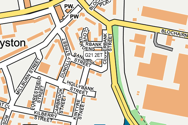 G21 2ET map - OS OpenMap – Local (Ordnance Survey) G21 2ET map - OS OpenMap – Local (Ordnance Survey)