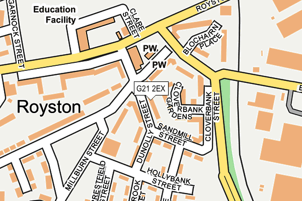 G21 2EX map - OS OpenMap – Local (Ordnance Survey) G21 2EX map - OS OpenMap – Local (Ordnance Survey)