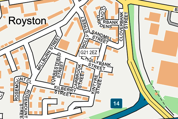 G21 2EZ map - OS OpenMap – Local (Ordnance Survey) G21 2EZ map - OS OpenMap – Local (Ordnance Survey)