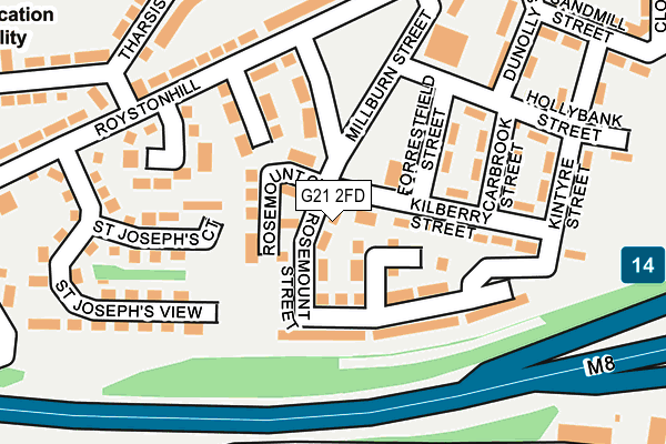 G21 2FD map - OS OpenMap – Local (Ordnance Survey) G21 2FD map - OS OpenMap – Local (Ordnance Survey)