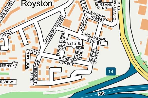 G21 2HE map - OS OpenMap – Local (Ordnance Survey) G21 2HE map - OS OpenMap – Local (Ordnance Survey)