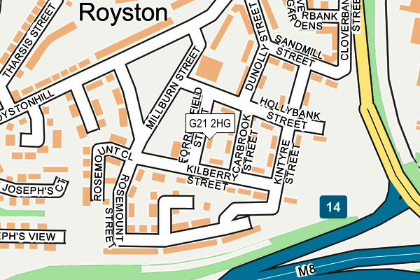 G21 2HG map - OS OpenMap – Local (Ordnance Survey) G21 2HG map - OS OpenMap – Local (Ordnance Survey)