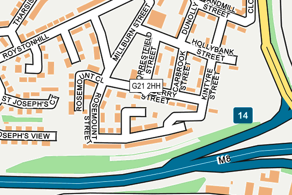 G21 2HH map - OS OpenMap – Local (Ordnance Survey) G21 2HH map - OS OpenMap – Local (Ordnance Survey)