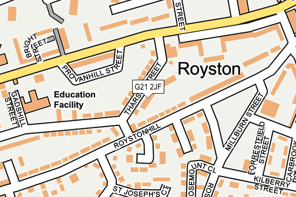 G21 2JF map - OS OpenMap – Local (Ordnance Survey) G21 2JF map - OS OpenMap – Local (Ordnance Survey)