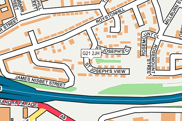 G21 2JH map - OS OpenMap – Local (Ordnance Survey) G21 2JH map - OS OpenMap – Local (Ordnance Survey)