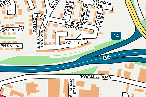 G21 2JY map - OS OpenMap – Local (Ordnance Survey) G21 2JY map - OS OpenMap – Local (Ordnance Survey)