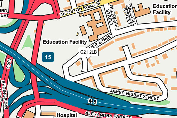 G21 2LB map - OS OpenMap – Local (Ordnance Survey) G21 2LB map - OS OpenMap – Local (Ordnance Survey)