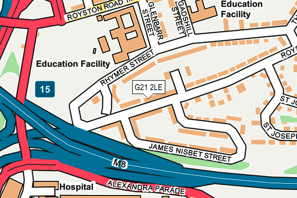 G21 2LE map - OS OpenMap – Local (Ordnance Survey) G21 2LE map - OS OpenMap – Local (Ordnance Survey)