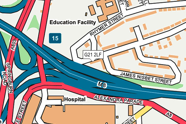 G21 2LF map - OS OpenMap – Local (Ordnance Survey) G21 2LF map - OS OpenMap – Local (Ordnance Survey)