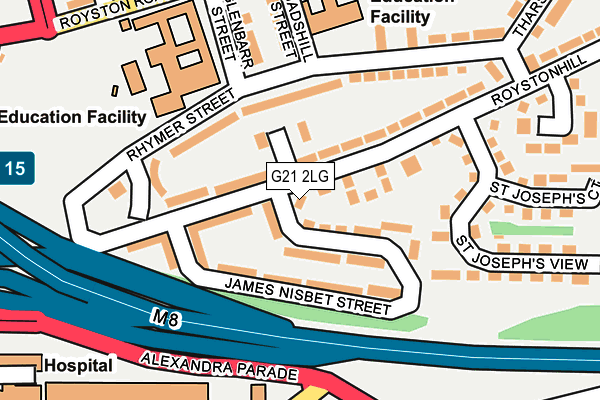 G21 2LG map - OS OpenMap – Local (Ordnance Survey) G21 2LG map - OS OpenMap – Local (Ordnance Survey)