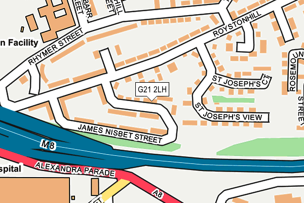 G21 2LH map - OS OpenMap – Local (Ordnance Survey) G21 2LH map - OS OpenMap – Local (Ordnance Survey)