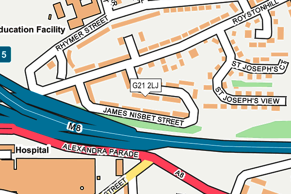 G21 2LJ map - OS OpenMap – Local (Ordnance Survey) G21 2LJ map - OS OpenMap – Local (Ordnance Survey)