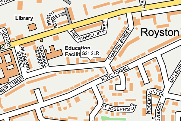 G21 2LR map - OS OpenMap – Local (Ordnance Survey) G21 2LR map - OS OpenMap – Local (Ordnance Survey)