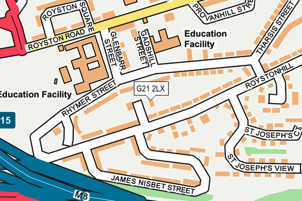 G21 2LX map - OS OpenMap – Local (Ordnance Survey) G21 2LX map - OS OpenMap – Local (Ordnance Survey)