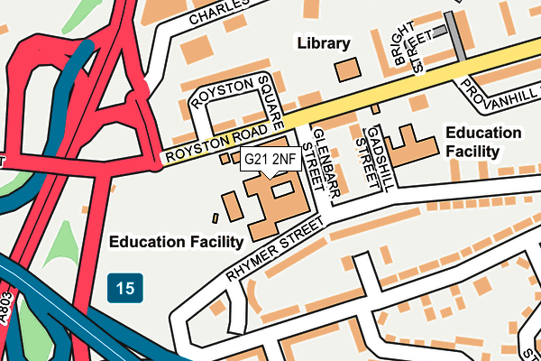 G21 2NF map - OS OpenMap – Local (Ordnance Survey) G21 2NF map - OS OpenMap – Local (Ordnance Survey)