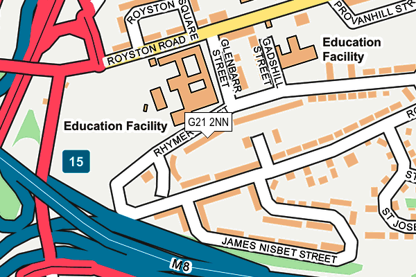 G21 2NN map - OS OpenMap – Local (Ordnance Survey)