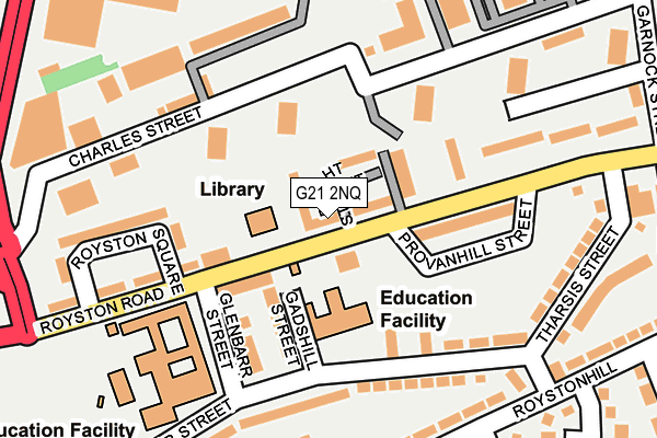 G21 2NQ map - OS OpenMap – Local (Ordnance Survey) G21 2NQ map - OS OpenMap – Local (Ordnance Survey)