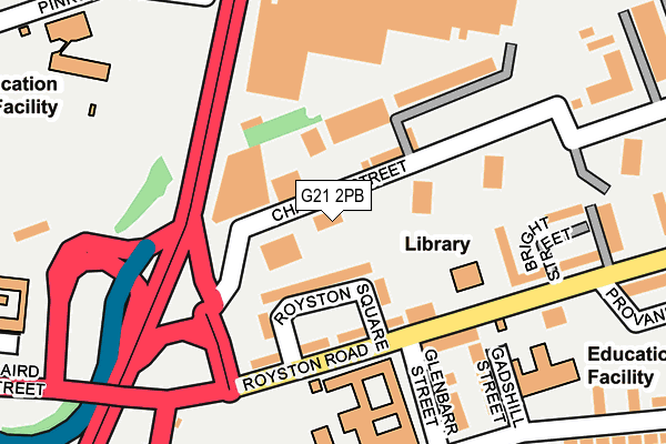 G21 2PB map - OS OpenMap – Local (Ordnance Survey) G21 2PB map - OS OpenMap – Local (Ordnance Survey)