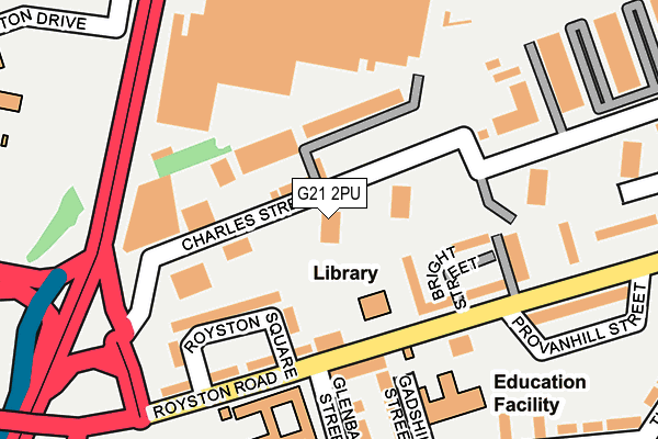G21 2PU map - OS OpenMap – Local (Ordnance Survey) G21 2PU map - OS OpenMap – Local (Ordnance Survey)