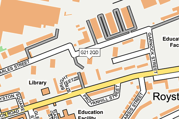 G21 2QD map - OS OpenMap – Local (Ordnance Survey) G21 2QD map - OS OpenMap – Local (Ordnance Survey)
