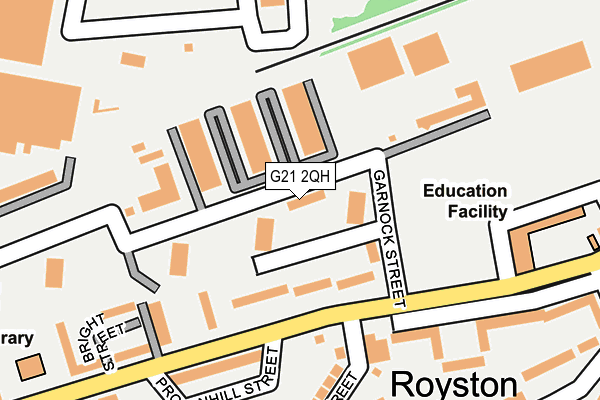 G21 2QH map - OS OpenMap – Local (Ordnance Survey) G21 2QH map - OS OpenMap – Local (Ordnance Survey)