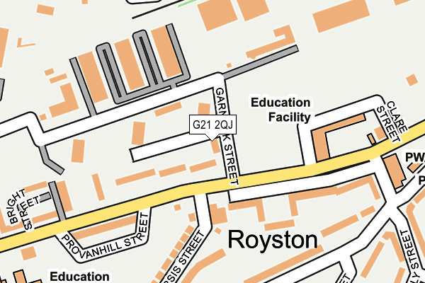G21 2QJ map - OS OpenMap – Local (Ordnance Survey) G21 2QJ map - OS OpenMap – Local (Ordnance Survey)