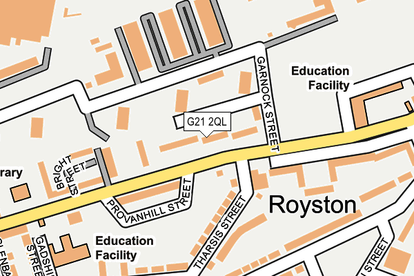 G21 2QL map - OS OpenMap – Local (Ordnance Survey) G21 2QL map - OS OpenMap – Local (Ordnance Survey)