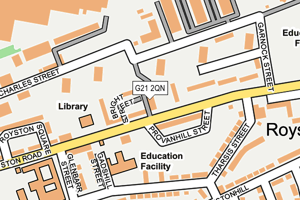 G21 2QN map - OS OpenMap – Local (Ordnance Survey) G21 2QN map - OS OpenMap – Local (Ordnance Survey)