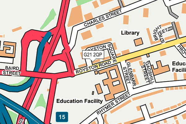 G21 2QP map - OS OpenMap – Local (Ordnance Survey) G21 2QP map - OS OpenMap – Local (Ordnance Survey)