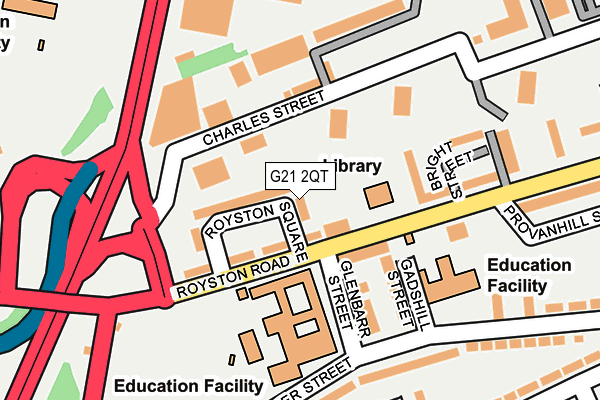 G21 2QT map - OS OpenMap – Local (Ordnance Survey) G21 2QT map - OS OpenMap – Local (Ordnance Survey)