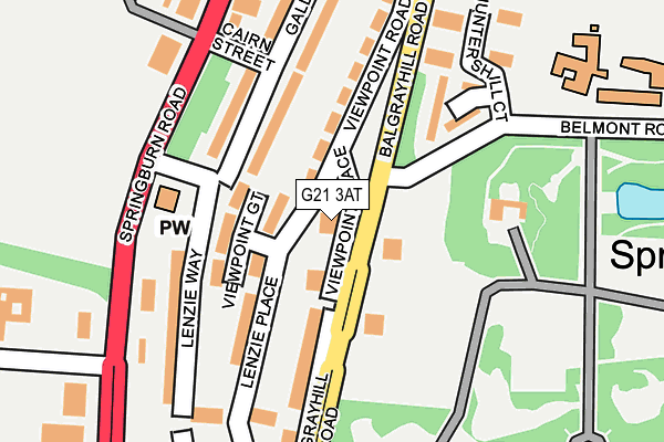 G21 3AT map - OS OpenMap – Local (Ordnance Survey) G21 3AT map - OS OpenMap – Local (Ordnance Survey)