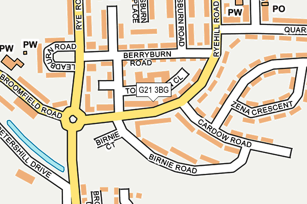 G21 3BG map - OS OpenMap – Local (Ordnance Survey) G21 3BG map - OS OpenMap – Local (Ordnance Survey)
