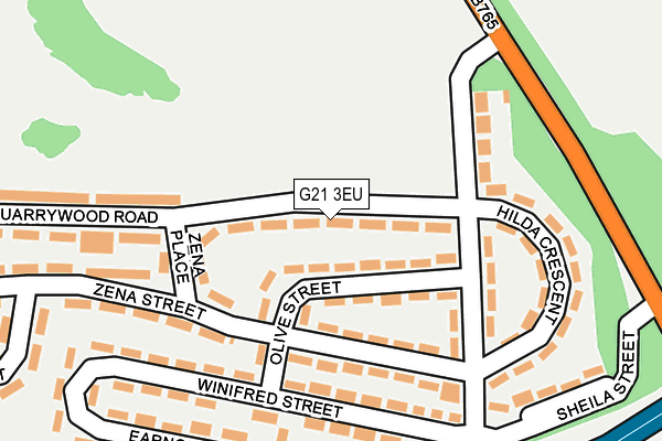 G21 3EU map - OS OpenMap – Local (Ordnance Survey) G21 3EU map - OS OpenMap – Local (Ordnance Survey)
