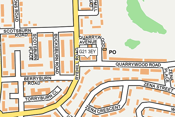 G21 3EY map - OS OpenMap – Local (Ordnance Survey) G21 3EY map - OS OpenMap – Local (Ordnance Survey)