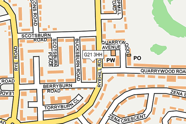 G21 3HH map - OS OpenMap – Local (Ordnance Survey) G21 3HH map - OS OpenMap – Local (Ordnance Survey)