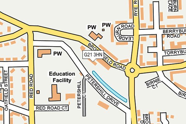 G21 3HN map - OS OpenMap – Local (Ordnance Survey) G21 3HN map - OS OpenMap – Local (Ordnance Survey)
