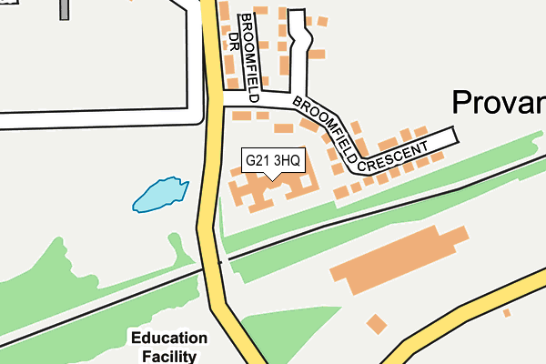 G21 3HQ map - OS OpenMap – Local (Ordnance Survey) G21 3HQ map - OS OpenMap – Local (Ordnance Survey)