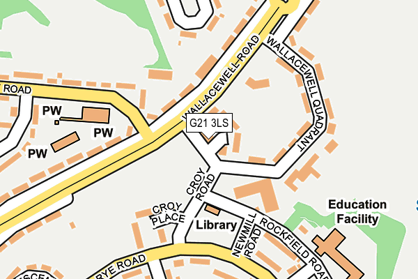 G21 3LS map - OS OpenMap – Local (Ordnance Survey) G21 3LS map - OS OpenMap – Local (Ordnance Survey)