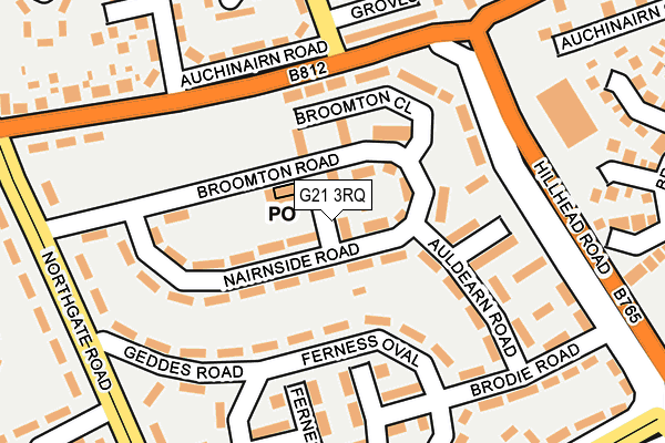 G21 3RQ map - OS OpenMap – Local (Ordnance Survey) G21 3RQ map - OS OpenMap – Local (Ordnance Survey)
