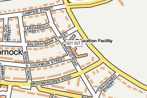 G21 3UT map - OS OpenMap – Local (Ordnance Survey) G21 3UT map - OS OpenMap – Local (Ordnance Survey)