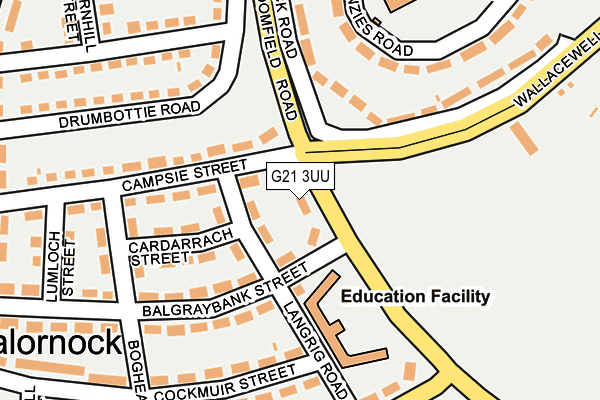 G21 3UU map - OS OpenMap – Local (Ordnance Survey) G21 3UU map - OS OpenMap – Local (Ordnance Survey)
