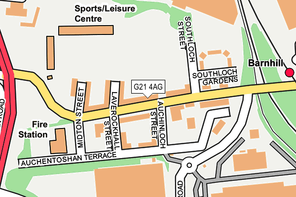 G21 4AG map - OS OpenMap – Local (Ordnance Survey) G21 4AG map - OS OpenMap – Local (Ordnance Survey)