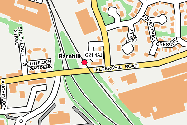 G21 4AJ map - OS OpenMap – Local (Ordnance Survey) G21 4AJ map - OS OpenMap – Local (Ordnance Survey)
