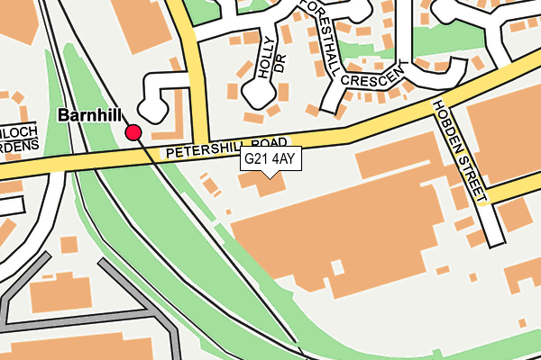 G21 4AY map - OS OpenMap – Local (Ordnance Survey) G21 4AY map - OS OpenMap – Local (Ordnance Survey)