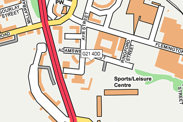 G21 4DD map - OS OpenMap – Local (Ordnance Survey) G21 4DD map - OS OpenMap – Local (Ordnance Survey)