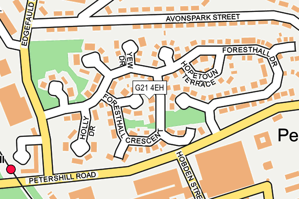 G21 4EH map - OS OpenMap – Local (Ordnance Survey)