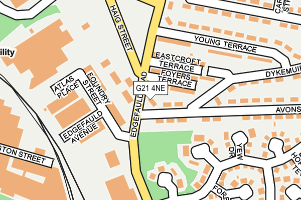 G21 4NE map - OS OpenMap – Local (Ordnance Survey) G21 4NE map - OS OpenMap – Local (Ordnance Survey)